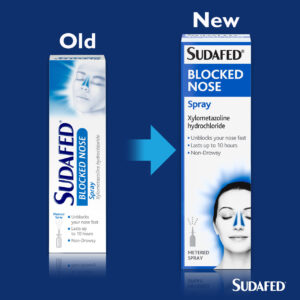 SUDAFED blocked nose nasal spray 0.1% 15ml