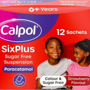 CALPOL SIX PLUS sachets s/f 250mg/5ml 5ml 12