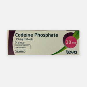 Codeine Phosphate 30mg 28  tablets 5 box