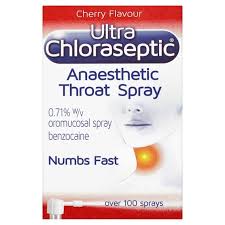 ULTRA CHLORASEPTIC anaesthetic throat spray cherry 0.71% 15ml