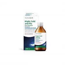 NUMARK OTC medicines cold & flu relief night time oral solution 15mg/1000mg/20mg 200ml